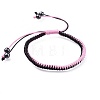 Adjustable Waxed Polyester Cord Braided Bracelets BJEW-JB04600-2