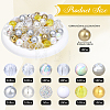120Pcs 12 Colors Opaque Acrylic Beads MACR-PA0001-69-2
