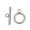 Stainless Steel Toggle Clasps STAS-C126-01A-P-1