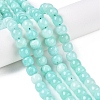 Dyed Natural White Jade Beads Strands G-T138-S09-1