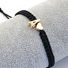 Alloy Beads Braided Bead Bracelets FS-WGADCE6-01-1