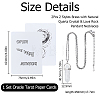 2Pcs 2 Styles Brass with Natural Quartz Crystal & Lava Rock Faceted Bullet Shape Pendant Necklaces NJEW-HS0001-27-2