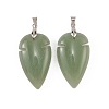 Natural Green Aventurine Pendants G-H359-04P-03-1