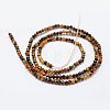Natural Tiger Eye Beads Strands X-G-K185-13-2