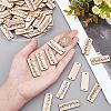 150Pcs Unfinished Wood Connector Charms FIND-HY0001-19-3