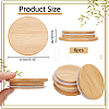 Bamboo Bottle Caps AJEW-WH0270-206-2