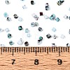 Spray Painted Picasso Cylinder Glass Seed Beads GLAA-T028-12A-07-4