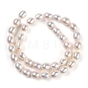 Natural Cultured Freshwater Pearl Beads Strands PEAR-U001-01B-3