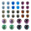 Craftdady 250Pcs 10 Styles Resin Beads RESI-CD0001-18-12