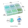 Transparent 45G 6 Colors 6/0 Glass Round Seed Beads SEED-FS0001-30-4