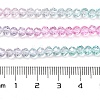 Transparent Painted Glass Beads Strands X1-DGLA-A034-T4mm-A10-3