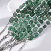 Natural Green Aventurine Beaded Bracelets for Women G-P563-07P-23-3