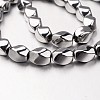 Electroplate Non-magnetic Synthetic Hematite Beads Strands G-F300-11B-01-1