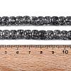 Crackle Transparent Glass Beads Strands GLAA-N069-03A-01-4