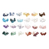 24Pcs Natural & Synthetic Mixed Stone Pendants PALLOY-JF05355-02-1