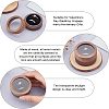 Walnut Wooden Engagement Ring Boxes CON-WH0072-88-4