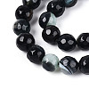 Dyed & Heated Natural Fire Crackle Agate Beads Strands G-N359-01A-02-4