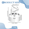 Acrylic Single Ring Display Stands ODIS-WH0099-253-2