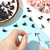 50Pcs Ion Plating(IP) 304 Stainless Steel Stud Earring Findings STAS-BBC0007-47-5
