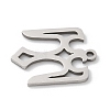 201 Stainless Steel Pendants STAS-S157-14P-2