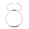 Handmade Glass Seed Beads Braided Bead Bracelets LE4581-11-1