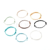 Braided Waxed Polyester Cord Bracelet Making Accessories AJEW-JB01077-1