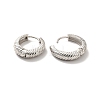 Long-Lasting Plated Brass Hoop Earrings EJEW-K093-13P-2