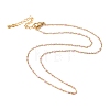Brass Enamel Cable Chain Necklaces X-NJEW-JN02920-01-1