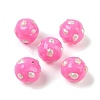 Natural Keshi Pearl Enamel Beads PEAR-G014-07B-1