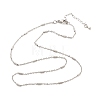 Brass Cable Chain Necklaces for Women NJEW-D302-19P-4