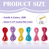 30M 6 Colors Polyester Elastic Cords EC-TA0001-07E-4