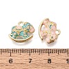 Alloy Enamel Pendants ENAM-N069-08KCG-3
