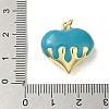 Rack Plating Brass Enamel Pendants KK-S366-05G-08-3