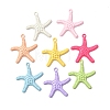 Spray Paint Alloy Pendants FIND-H060-01F-1