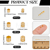 3500Pcs Brass Crimp Beads KK-PA0001-13G-2