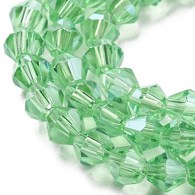 Transparent Electroplate Glass Beads Strands LS-EGLA-A039-T2mm-A24-1