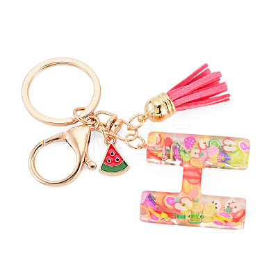 Fruit Series Letter Resin Keychains KEYC-TAC0033-02H-1