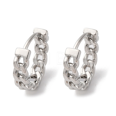 304 Stainless Steel Hoop Earrings EJEW-B142-01P-1