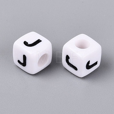 Opaque Acrylic Beads SACR-N020-04A-J-1