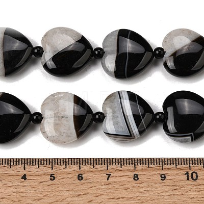 Natural Agate Beads Strands G-F820-Q01-01D-1