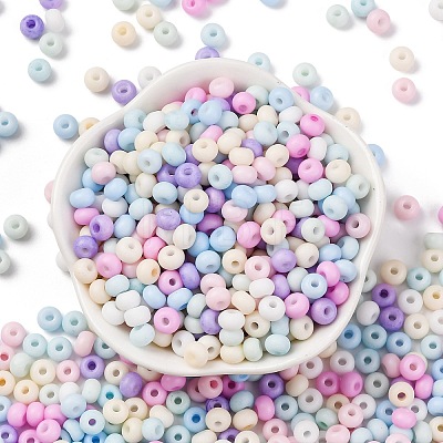 Baking Paint Glass Seed Beads SEED-C003-02J-1