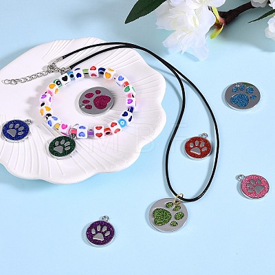 20Pcs 20 Style Enamel Pendants ENAM-SZ0001-56-1