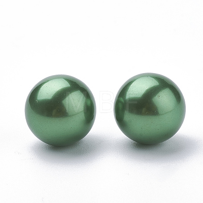 Eco-Friendly Plastic Imitation Pearl Beads MACR-S277-4mm-C-1