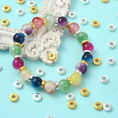100Pcs 2 Colors Tibetan Style Alloy Beads PALLOY-YW0001-82-1
