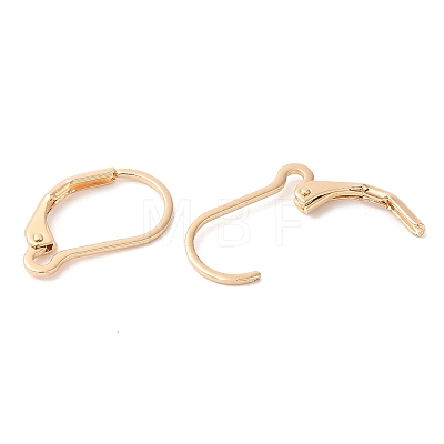 Brass Leverback Earring Findings KK-Q770-11G-1