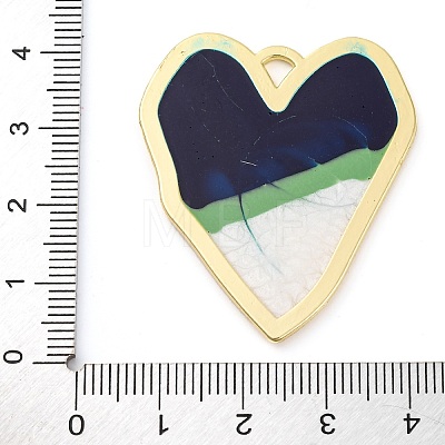 Alloy Enamel Pendants PALLOY-S034-02KCG-L-1