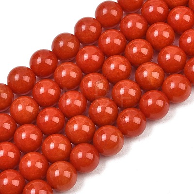 Natural Dyed White Jade Beads Strands GG-CBAEB22-B01-12mm-06-1