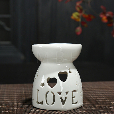 Porcelain Tealight Candle Holder PORC-PW0001-095A-1