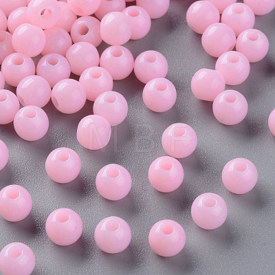 Opaque Acrylic Beads LS-X-MACR-S370-C6mm-A01-1
