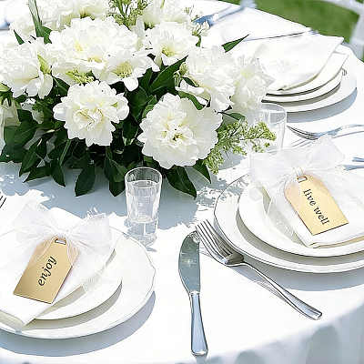 20Pcs Acrylic Wedding Seat Label AJEW-BM0001-24C-1